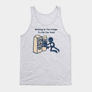 Nothing In The Fridge To Fill The Void - 1Bit Pixelart Tank Top